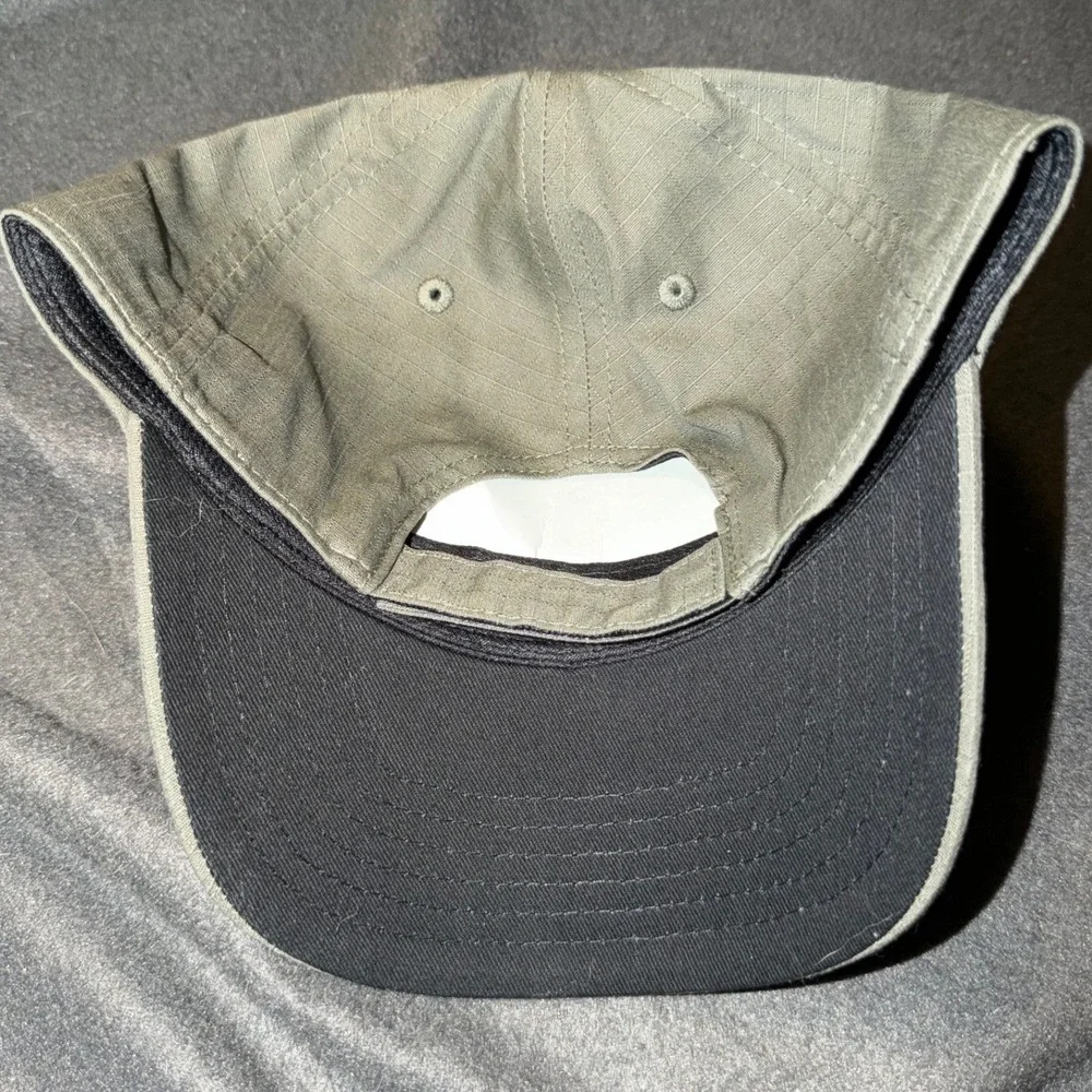 FNH Firearms FN Herstal Tactical Ripstop Hat Cap OD Green Black Strapback Rare